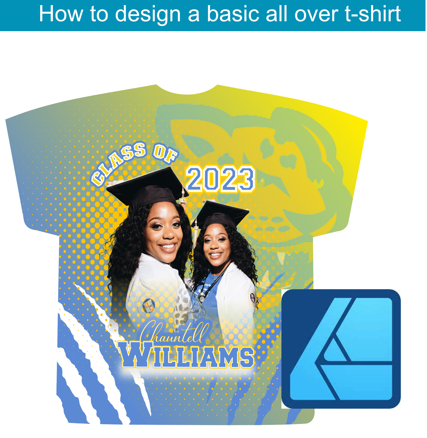 How to design a basic all over t-shirt