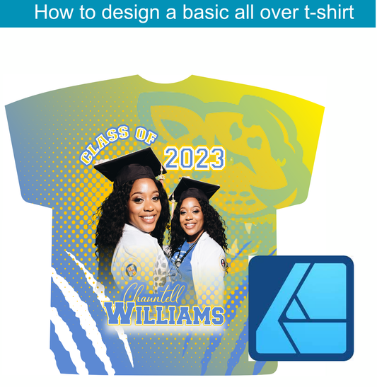 How to design a basic all over t-shirt