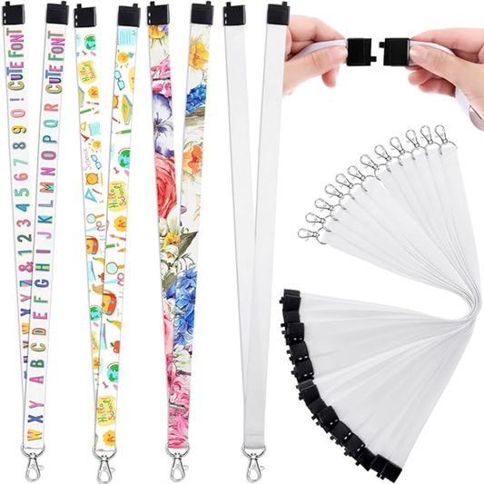 Sublimation Lanyard - set of 7