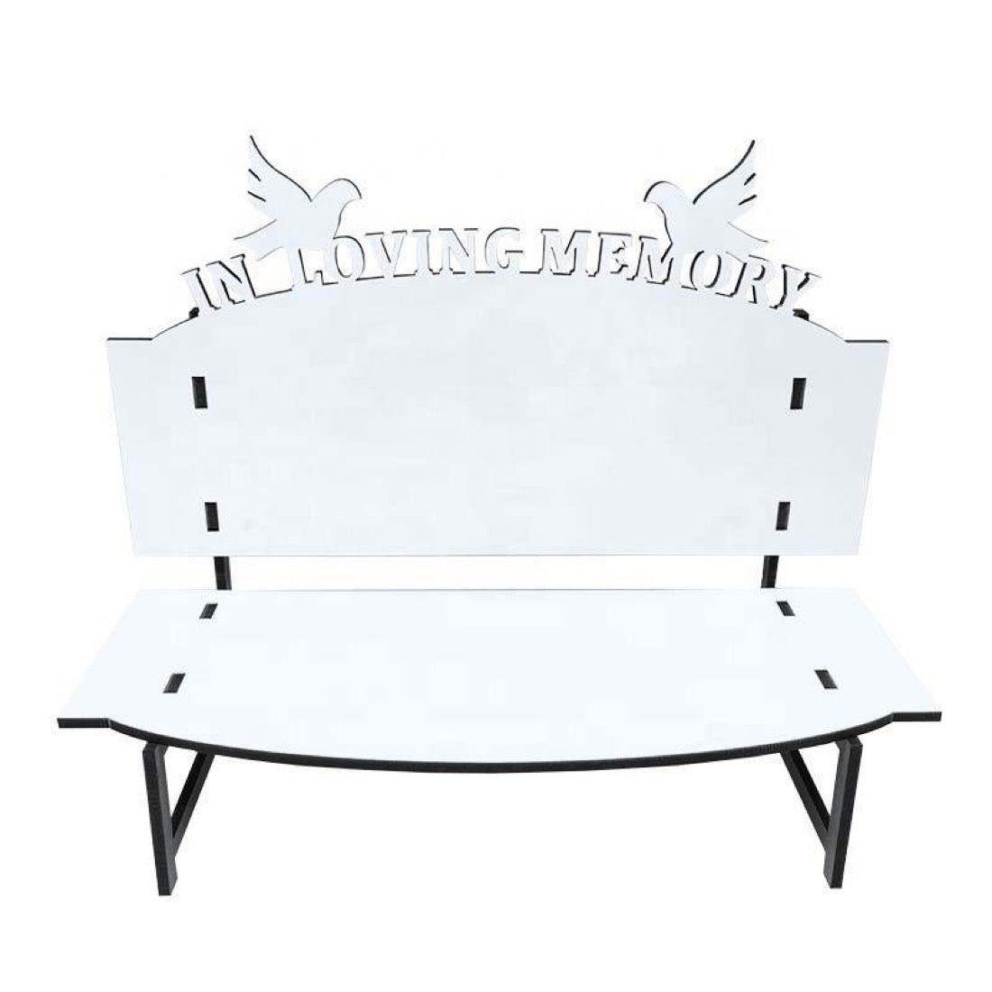 Sublimation Blank Memorial Bench