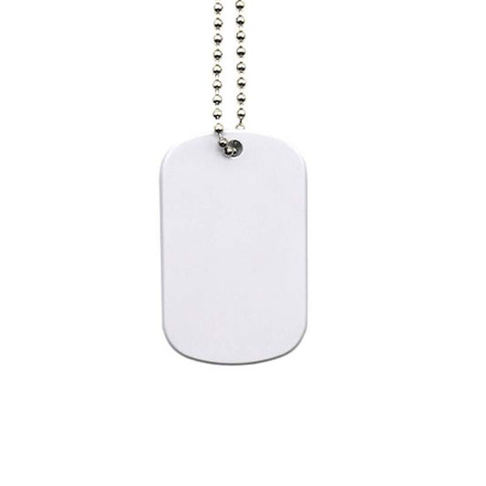 Sublimation Dog Tag w/chain